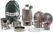 Kelly Kettle® Ultimate Scout Kit – Medium Stainless Steel Camp Kettle Kit